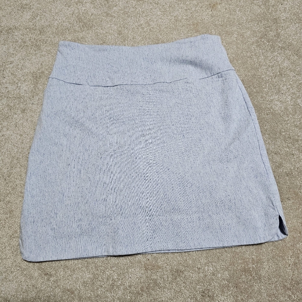 S.C. & Co. Blue Tummy Control Athletic Pull-On Skort Medium